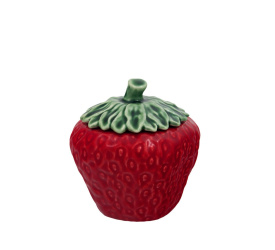 Cukiernica Strawberries 450ml 11,5x10cm green-red