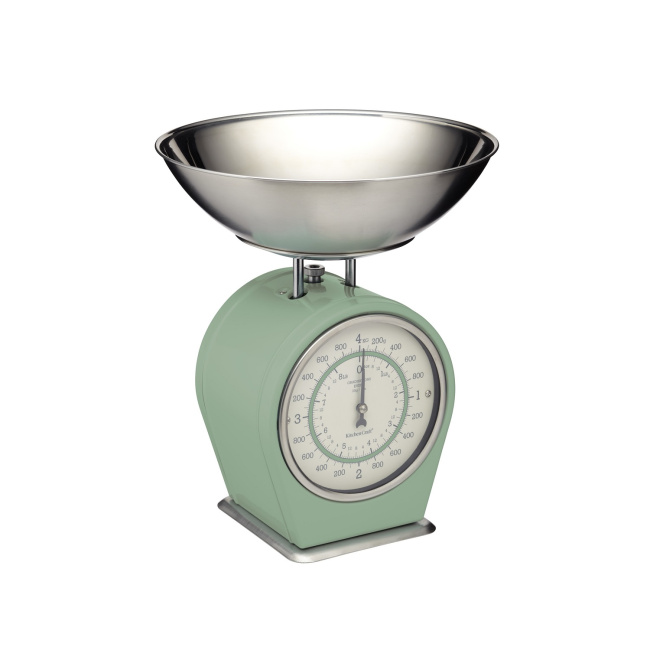 Kitchen scale up to 4kg Living Nostalgia french green