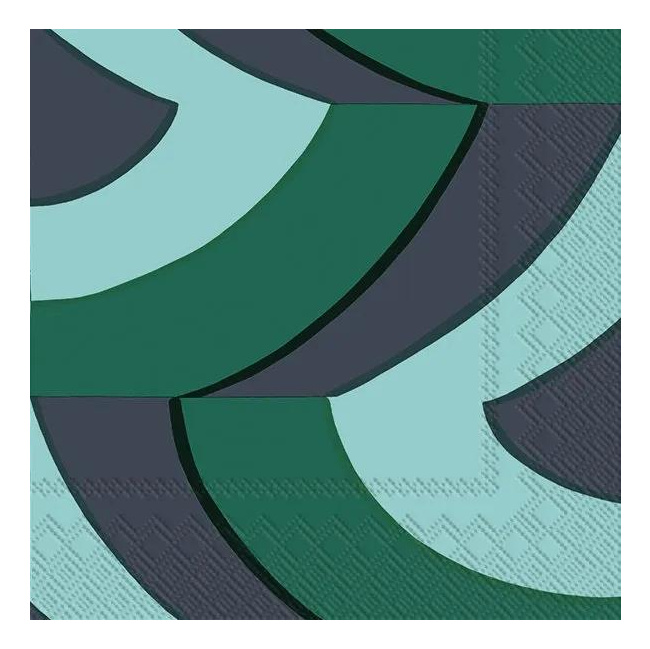 Napkins 33cm Savanni green
