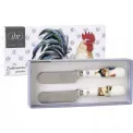 Komplet 2 nożyków do masła 12cm albert rooster - 1