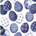 Napkins 33x33cm Decorated Eggs Blue 20npc - 1