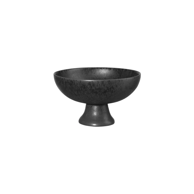 Grande Nero Bowl on Pedestal 14x8,5cm black iron