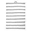 Kitchen Towel 70x50cm white rows linen - 1