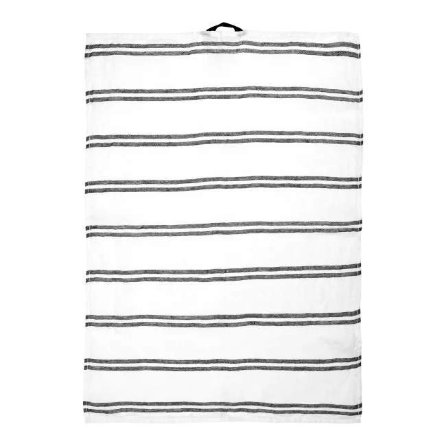 Ręcznik kuchenny 70x50cm white rows len