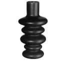 Como Vase 18x4/9cm Black Iron - 1