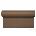 Faux Leather Table Runner 50x135 cm Brown - 1