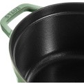 Oval Cocotte Cast Iron Pot 6.7L 33cm Mint - 8