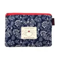 Peleryna Poncho Paisley Blue