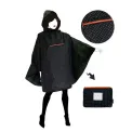 Poncho Cape Paisley Blue  - 2