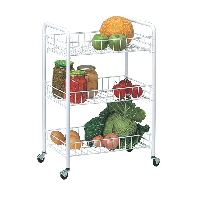 Multipurpose Cart with 3 Shelves - 1