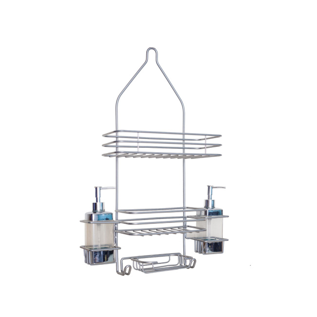Shower Caddy with Soap Dispensers