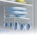 Hanging rack for plates and cups - 2