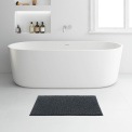 Bathroom rug Grey  - 2