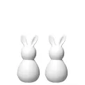Set of 2 decorative bunnies 3x5cm - 1