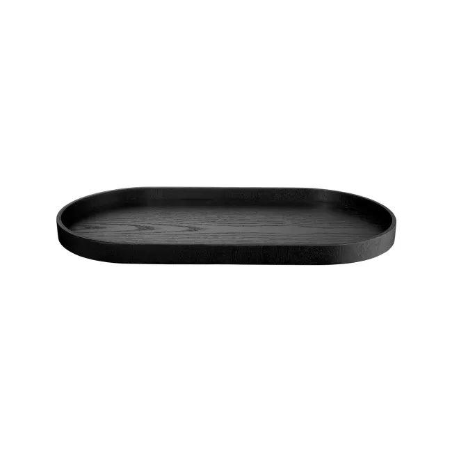 Taca Oval 44x22,5x2,4cm black willow