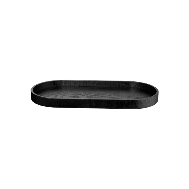 Taca Oval 35,5x16,5x2,5cm black willow