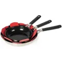 Set of 2 red pan liners - 2