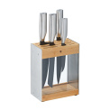 4-knife set in block Ultimate Black - 1