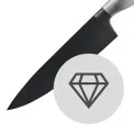 meat knife Ultimate black 20cm  - 2