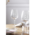 Set of 4 Rose Garden white wine glasses 125ml - 4
