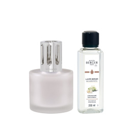 Zestaw lampa zapachowa Illusion szron + olejek zapachowy 