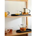 Czajnik Coppa Glass 1,1l do herbaty czarny - 2
