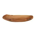 Flat bowl 21.5x11x3cm olive wood - 1