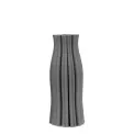 vase Haylee 28x9,5cm grey - 1