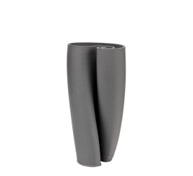 Wazon Maeli 26,5x13cm grey
