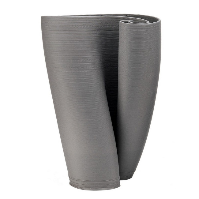 vase Maeli 33,5x20x23cm grey ceramic