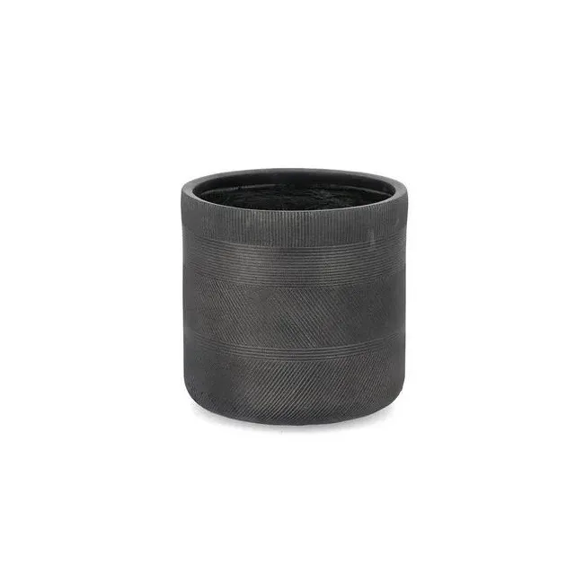 Donica Rigo 43cm antracyt cylinder - 1