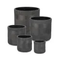 Donica Rigo 43cm antracyt cylinder - 2