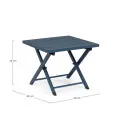 Stolik ogrodowy Tuluza 44x33cm navy - 4