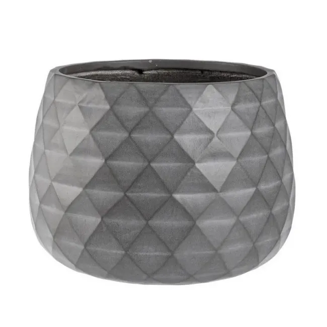 Donica kula 52,5x37,5cm antracyt pyramid