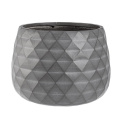 flowerpot sphere 52,5x37,5cm anthracite pyramid - 1