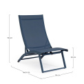 garden sun lounger Tuluza navy - 4