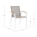 garden chair Culleredo white  - 9