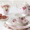 New Country Roses Pink Espresso Cup with Saucer 70ml - 2