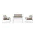 Stolik ogrodowy Cannes 60x110x40cm white - 4