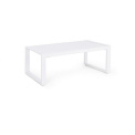 garden table Cannes 60x110x40cm white - 1