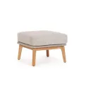 Taboret ogrodowy Tamise 57,5x54,5x43cm beige + poduszka - 1