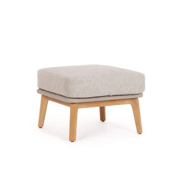 Taboret ogrodowy Tamise 57,5x54,5x43cm beige + poduszka - 1