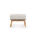 Taboret ogrodowy Tamise 57,5x54,5x43cm beige + poduszka - 2
