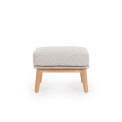 garden stool Tamise 57.5x54.5x43cm beige + cushion - 6