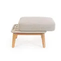 Taboret ogrodowy Tamise 57,5x54,5x43cm beige + poduszka - 4