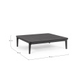 garden table Madera 99x99x33cm anthracite - 5