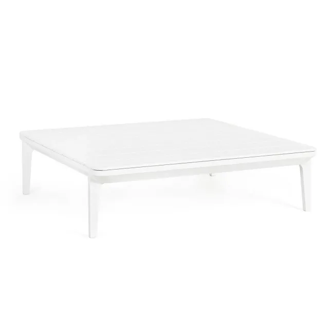 Stolik ogrodowy Madera 99x99x33cm bianco