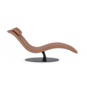 chaise lounge Verin 170x60x84cm cognac - 2