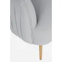Sofa Lille 2-osobowa aksamit light grey - 7