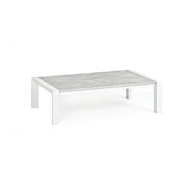 Stolik ogrodowy Oviedo 120x65x33cm white